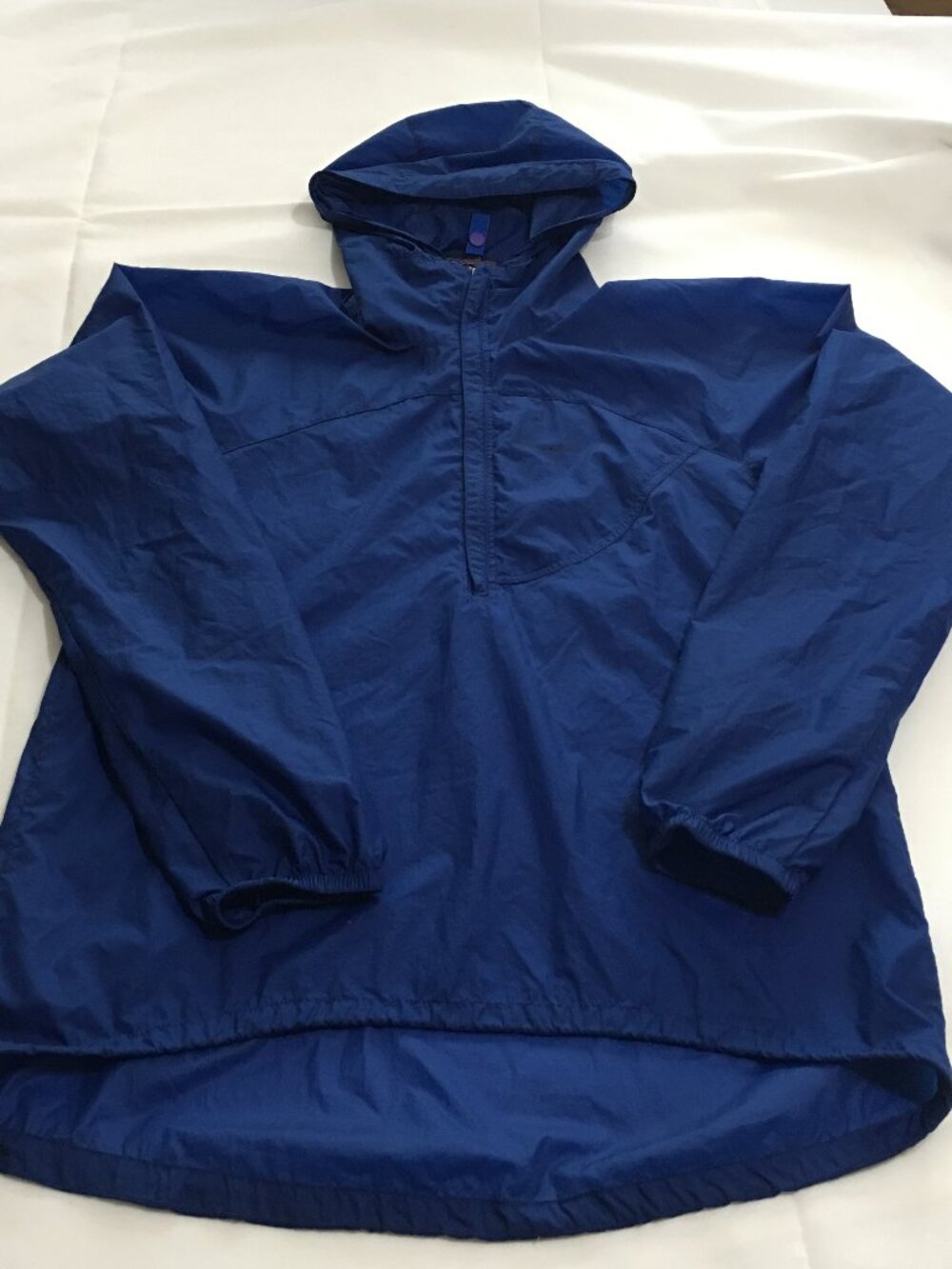 Vintage Patagonia Jacket Mens XS Blue Dirt Craft 1/2 Zip Nylon Anorak